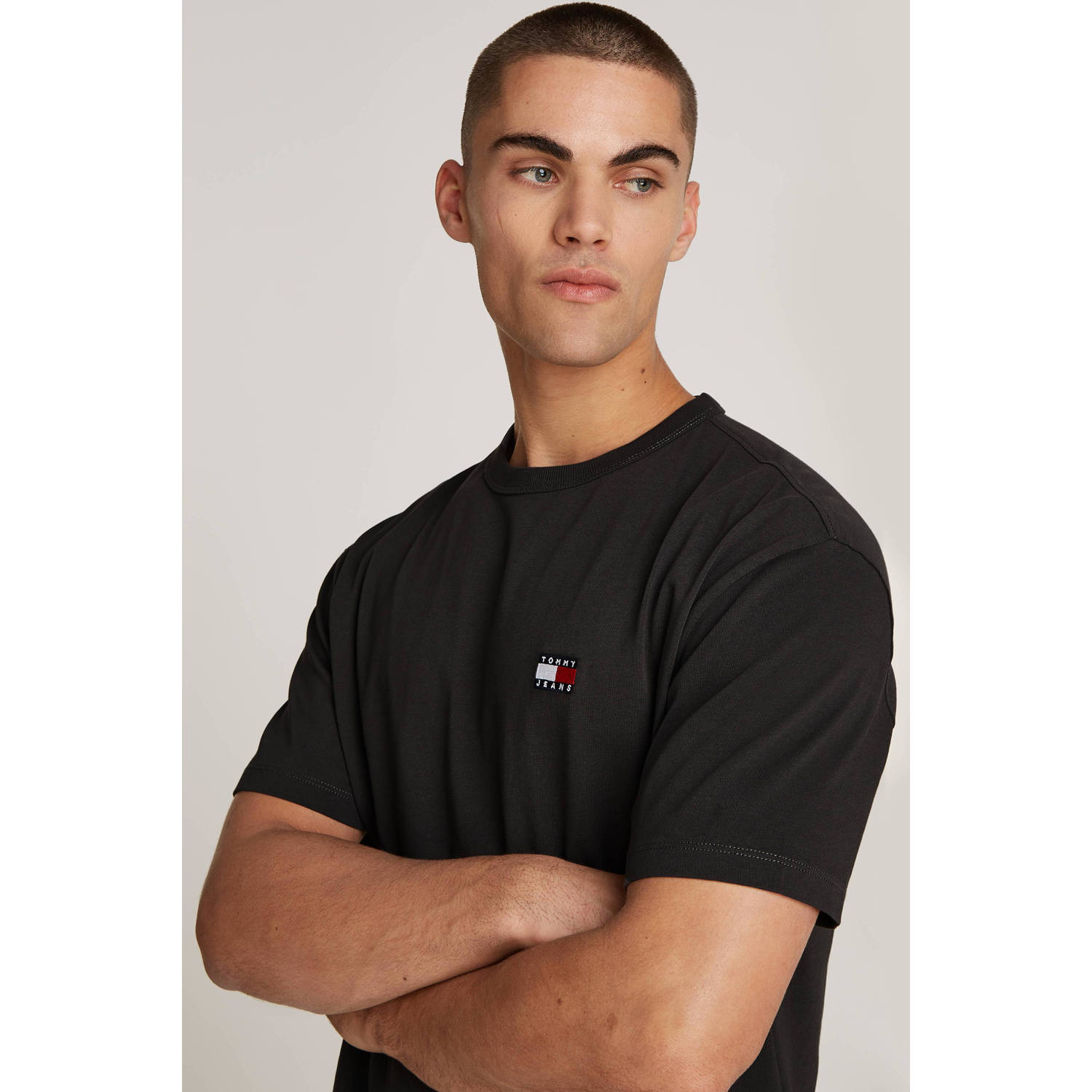 Tommy Jeans regular fit T-shirt met logo
