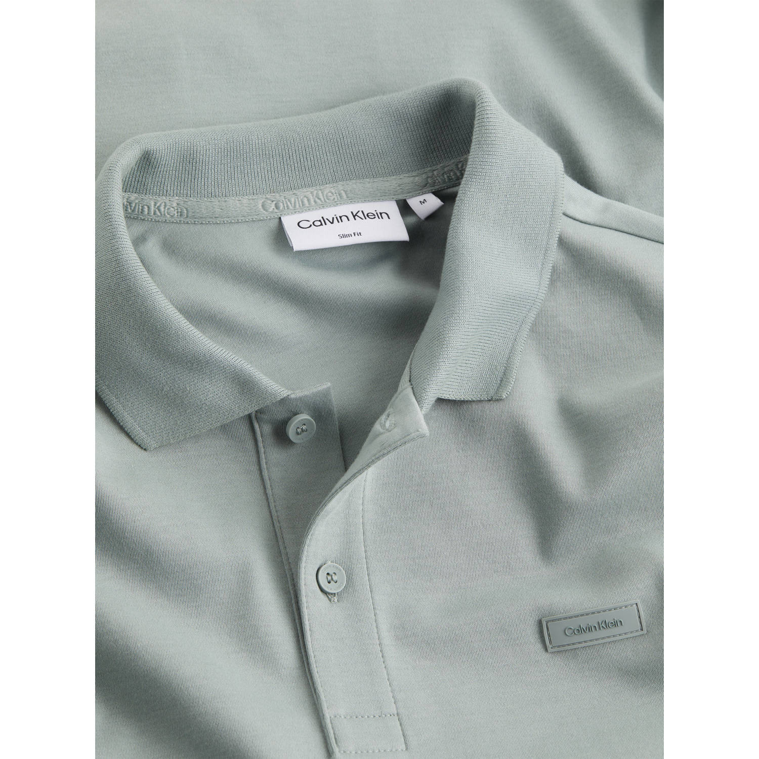 Calvin Klein slim fit polo met logo