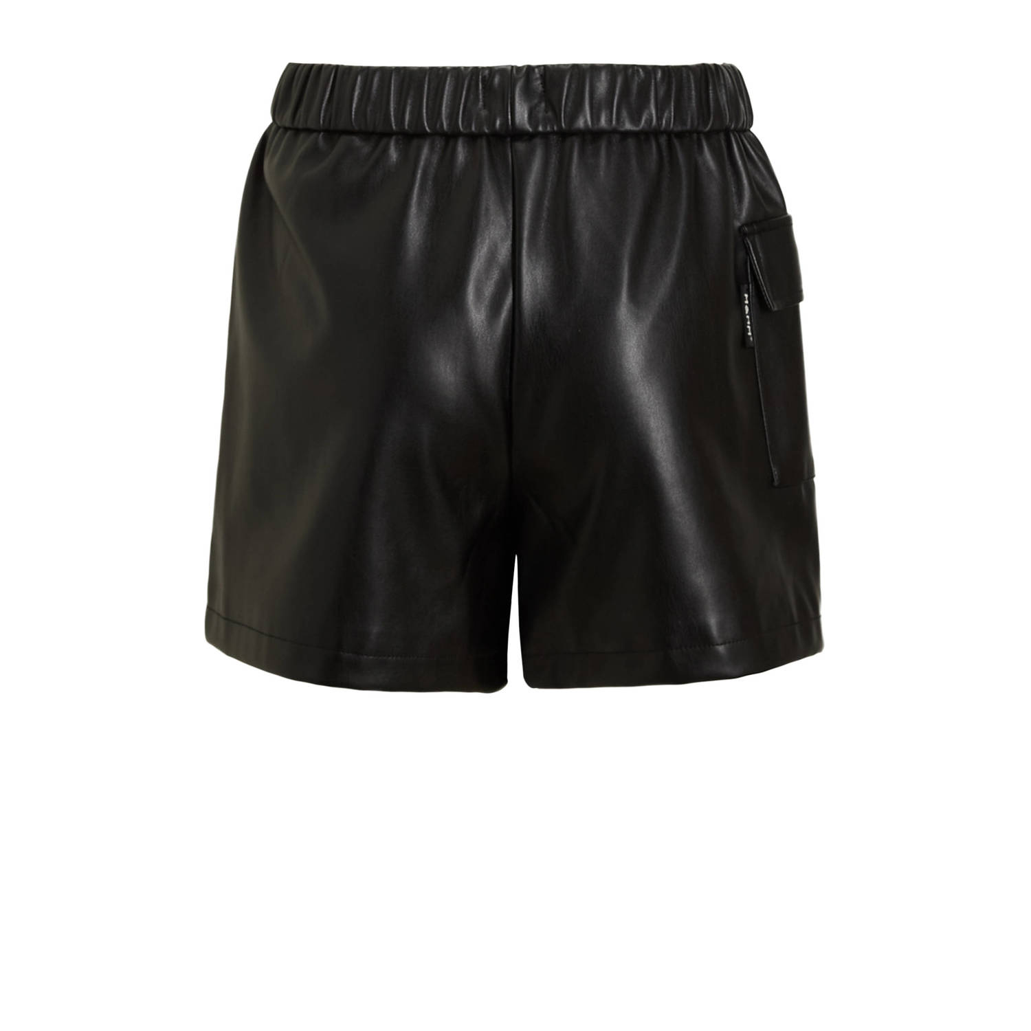 Me & My Monkey imitatieleren skort Rain zwart