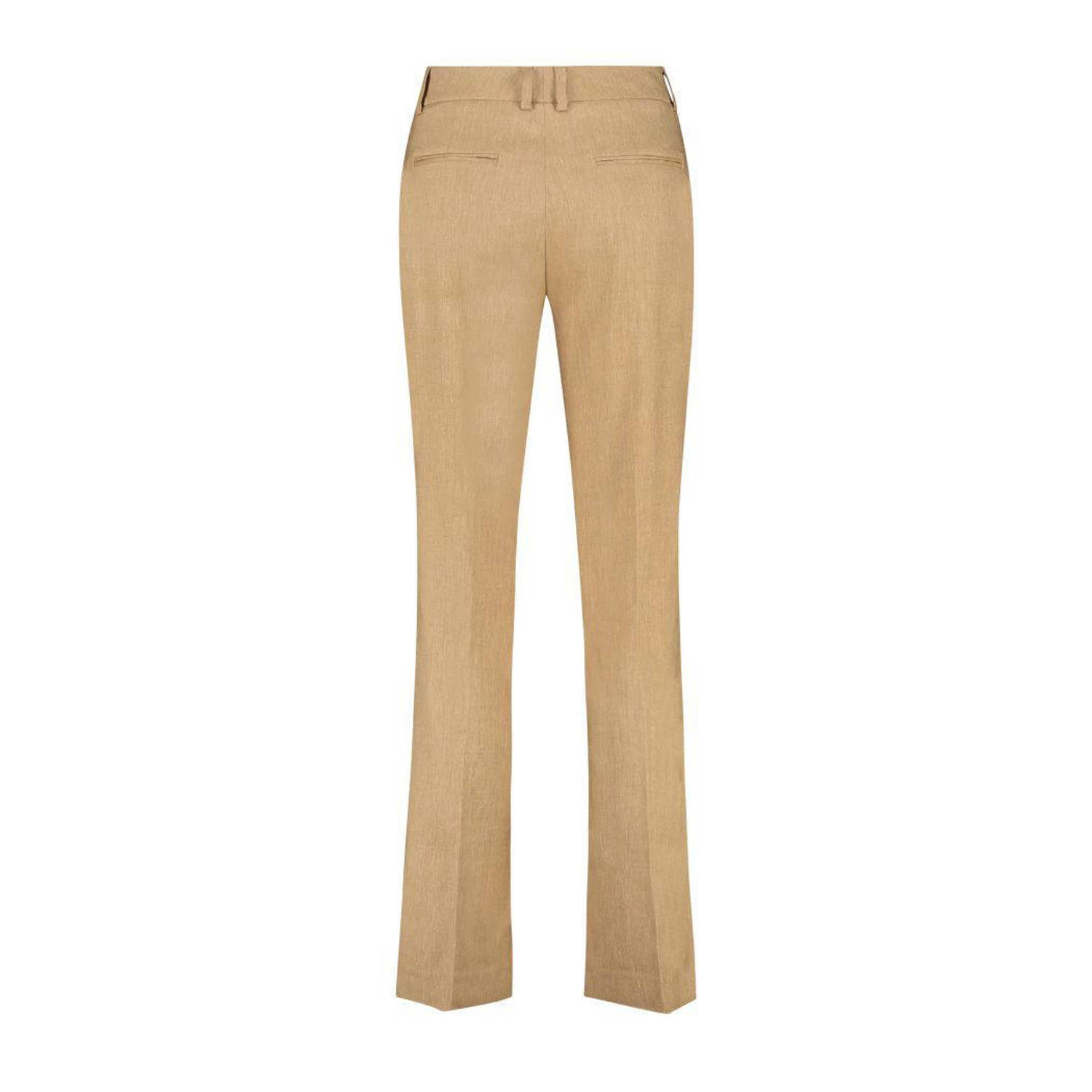 Claudia Sträter straight fit broek camel