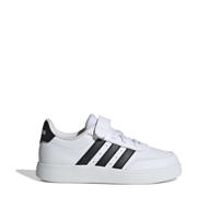 thumbnail: Wit en zwarte jongens en meisjes adidas Sportswear Breaknet 2.0 sneakers van imitatieleer/voering: mesh/voetbed: eva met elastische veter- met klittenbandsluiting
