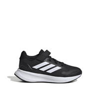 thumbnail: Zwart en witte jongens en meisjes adidas Sportswear Runfalcon 5 sneakers van leer/voering: mesh/voetbed: eva met elastische veter- met klittenbandsluiting