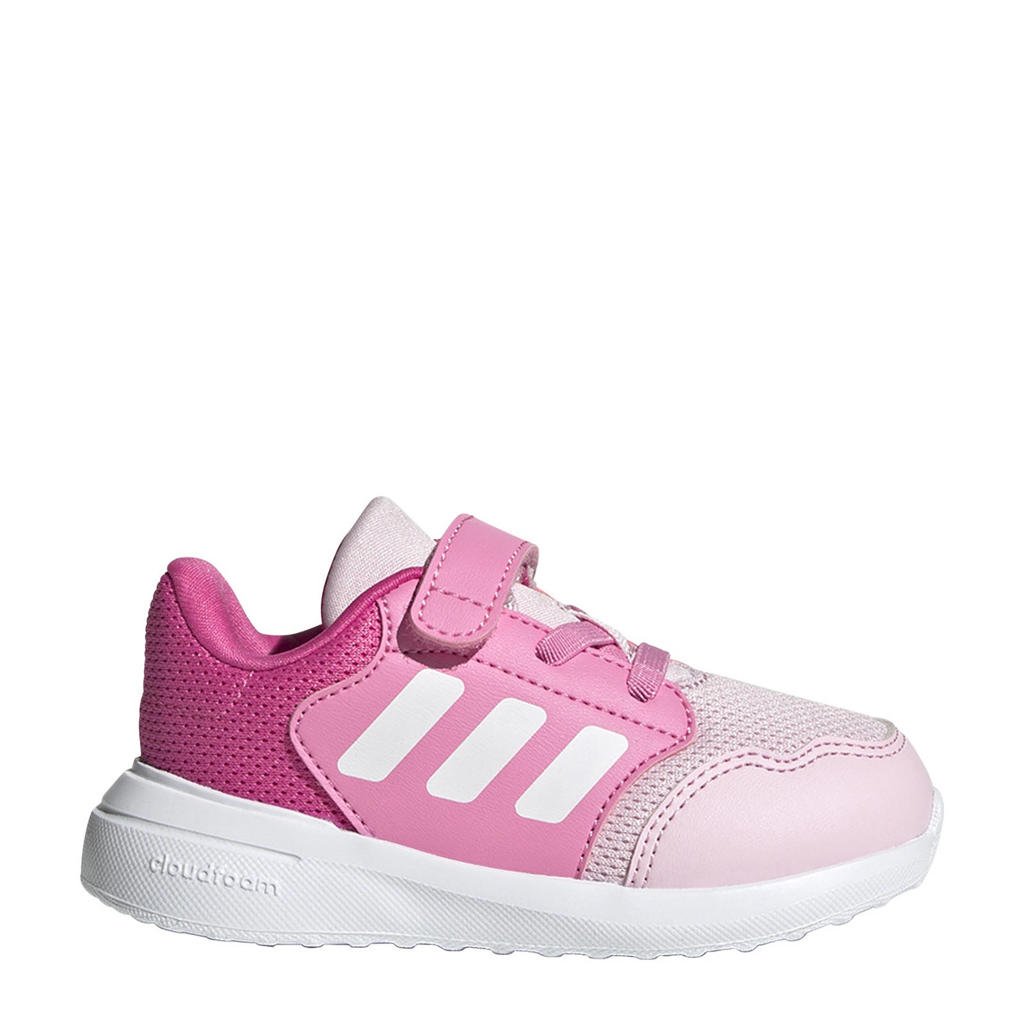 Roze jongens en meisjes adidas Sportswear Tensaur Run 3.0 sneakers van mesh-pu/voering: mesh/voetbed: eva met klittenband