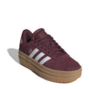 thumbnail: adidas Sportswear VL Court Bold suède sneakers donkerrood/wit