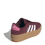 thumbnail: adidas Sportswear VL Court Bold suède sneakers donkerrood/wit