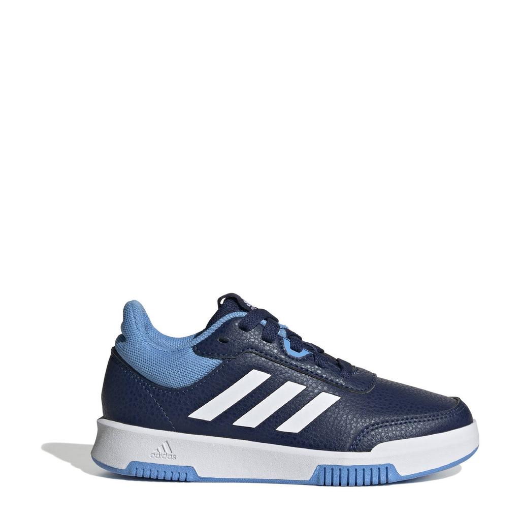 Donkerblauw, wit en lichtblauwe jongens en meisjes adidas Sportswear Tensaur Sport 2.0 sneakers van imitatieleer/voering: mesh/voetbed: eva met veters