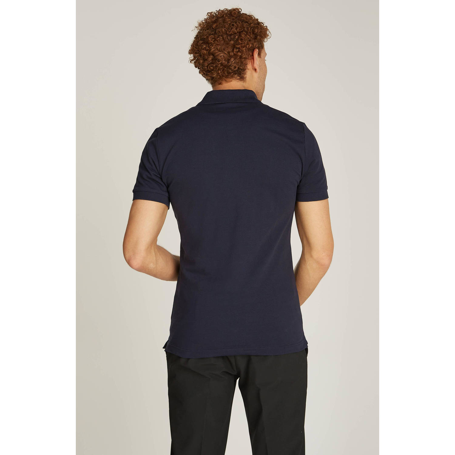 CALVIN KLEIN JEANS slim fit polo met logo