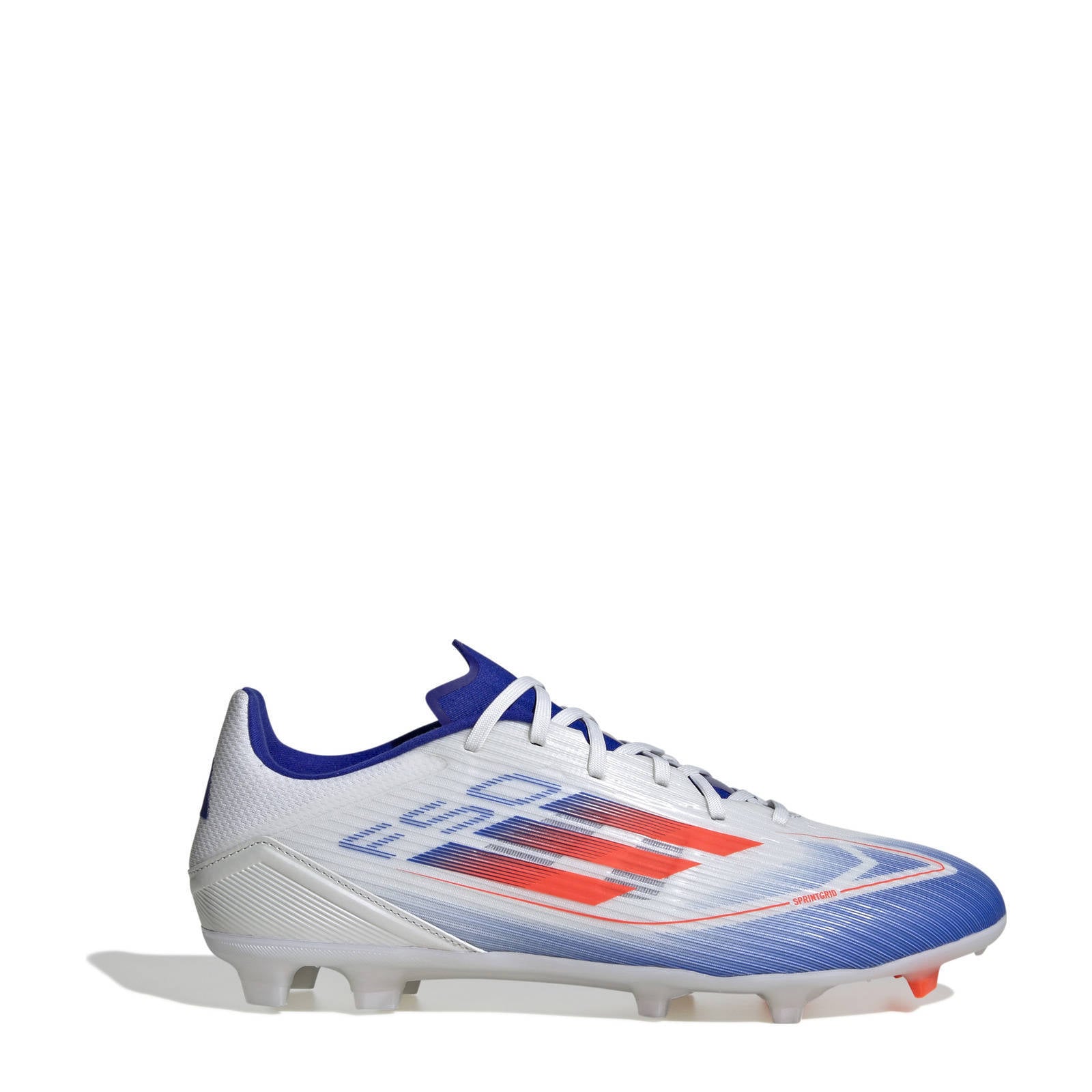 adidas Performance F50 League senior voetbalschoenen wit/rood/blauw |  wehkamp