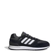 thumbnail: Zwart, wit en grijze heren adidas Sportswear Run 80s sneakers van mesh-suã¨de/voering: mesh/voetbed: eva met veters