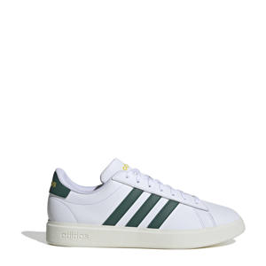 Grand Court 2.0 sneakers wit/donkergroen