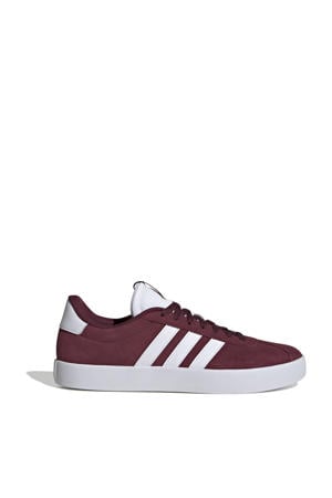 VL Court 3.0 sneakers donkerrood/wit