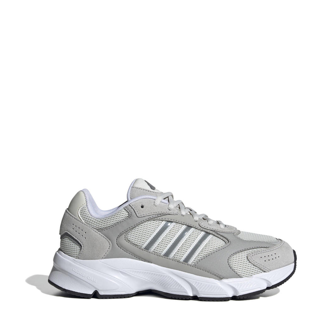 Lichtgrijs en grijze dames adidas Sportswear Crazychaos 2000 sneakers van leer-mesh/voering: mesh/voetbed: eva met veters