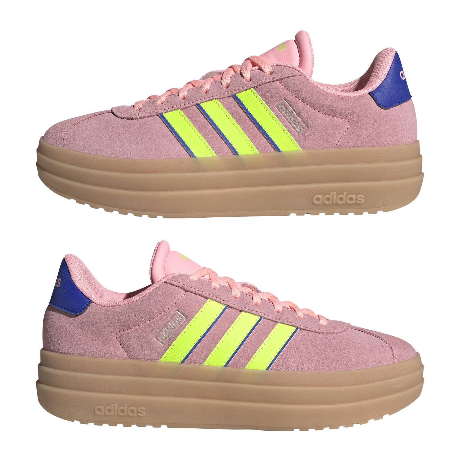 adidas Sportswear VL Court Bold sneakers oudroze/geel/paars | wehkamp