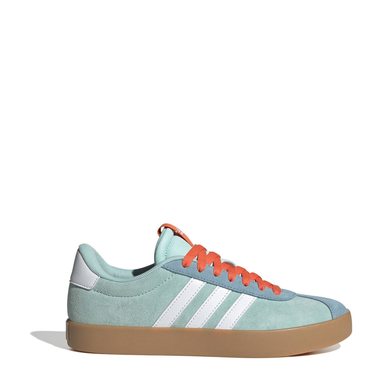 adidas Sportswear VL Court 3.0 sneakers Lichtblauw wit oranje wehkamp