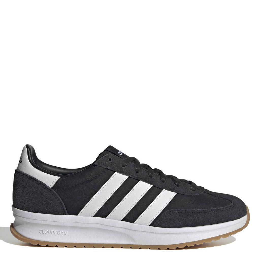 Zwart en witte heren adidas Sportswear Run 70s 2.0 sneakers van mesh-suède/voering: mesh/voetbed: eva met veters