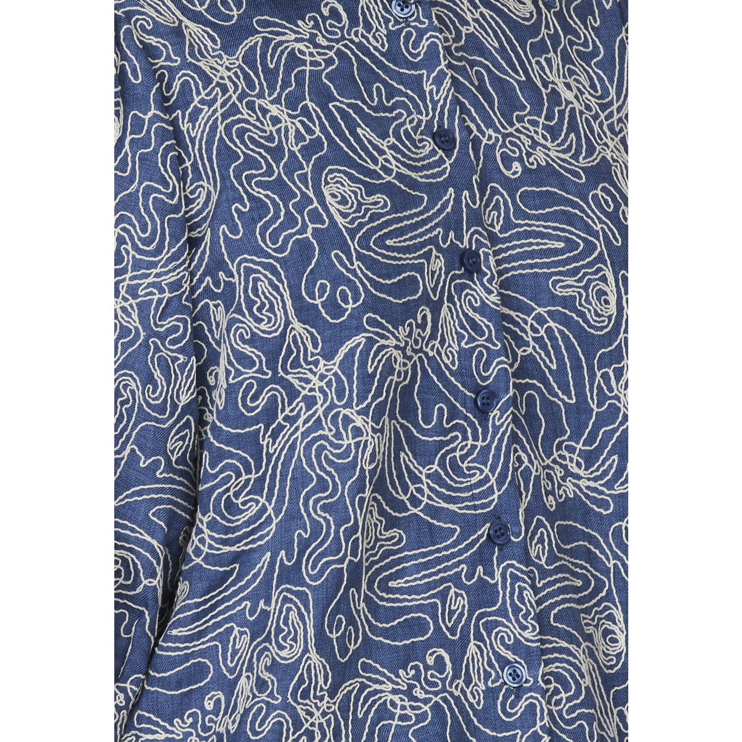 SisterS Point blouse NEWA blauw wit