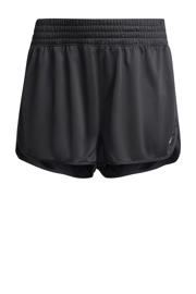 thumbnail: Zwarte dames adidas Performance Plus Size sportshort van polyester met regular fit, regular waist en effen
