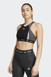 thumbnail: adidas Performance level 3 sportbh zwart/grijs