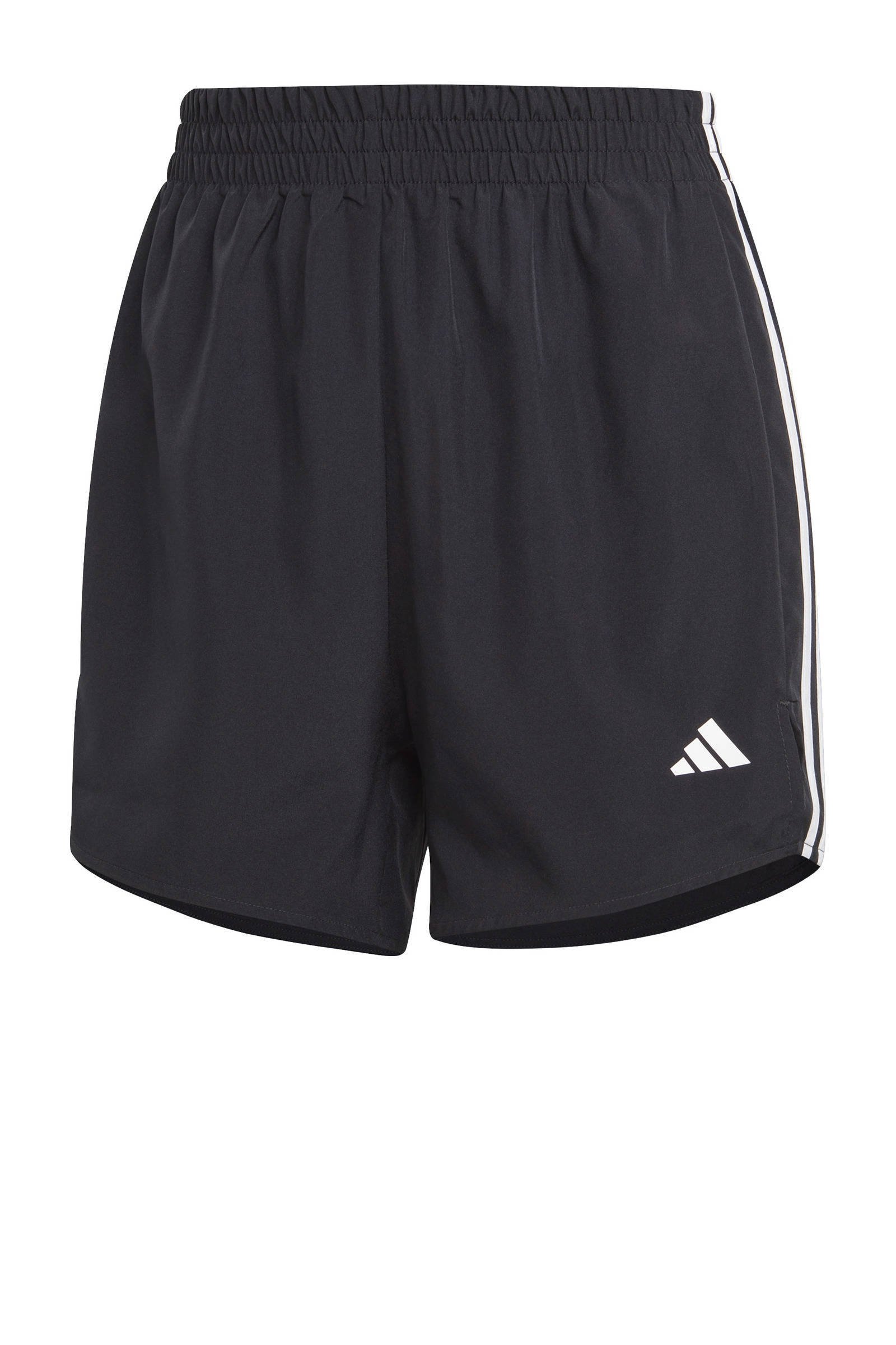 adidas Performance sportshort zwart wit wehkamp