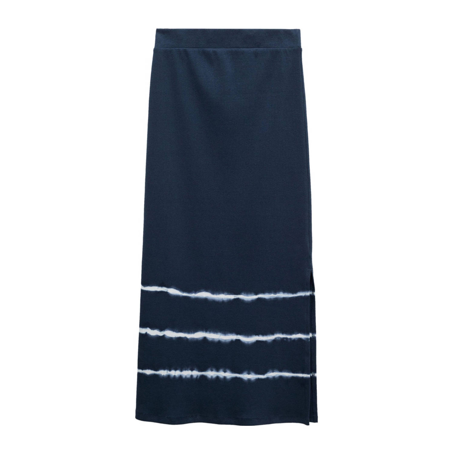 Mango Kids rok donkerblauw Meisjes Stretchkatoen Effen 152(XXS)