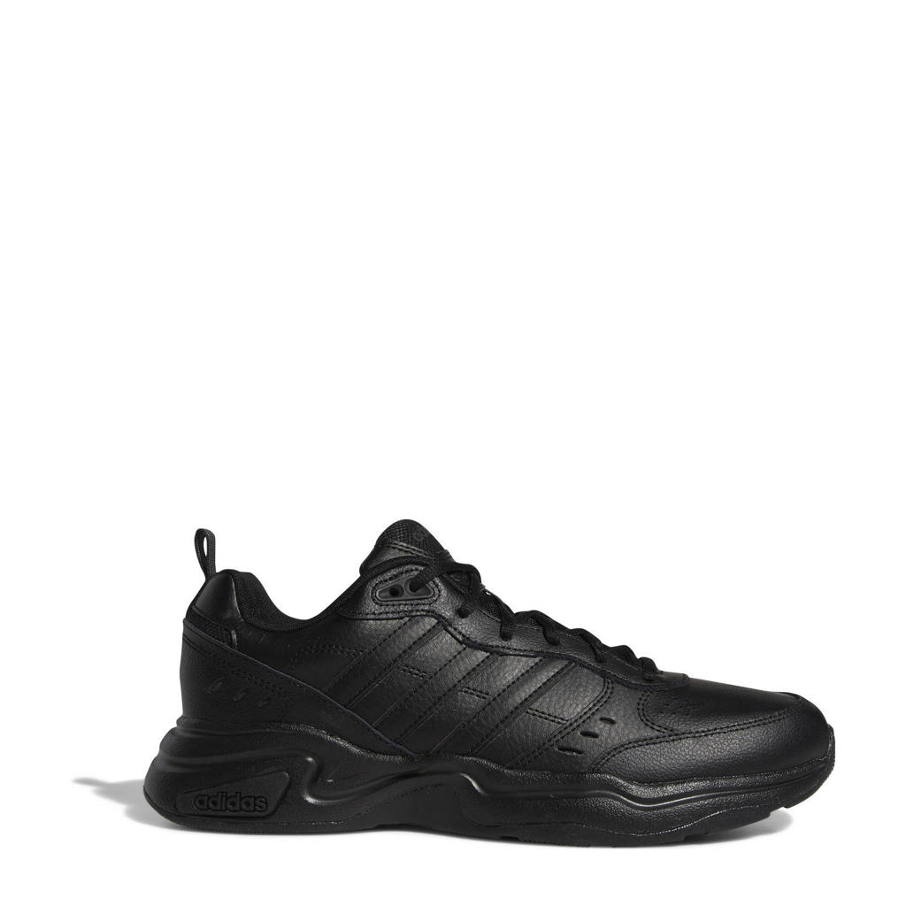 Zwart en grijze heren adidas Sportswear Strutter sneakers van leer/voering: mesh/voetbed: eva