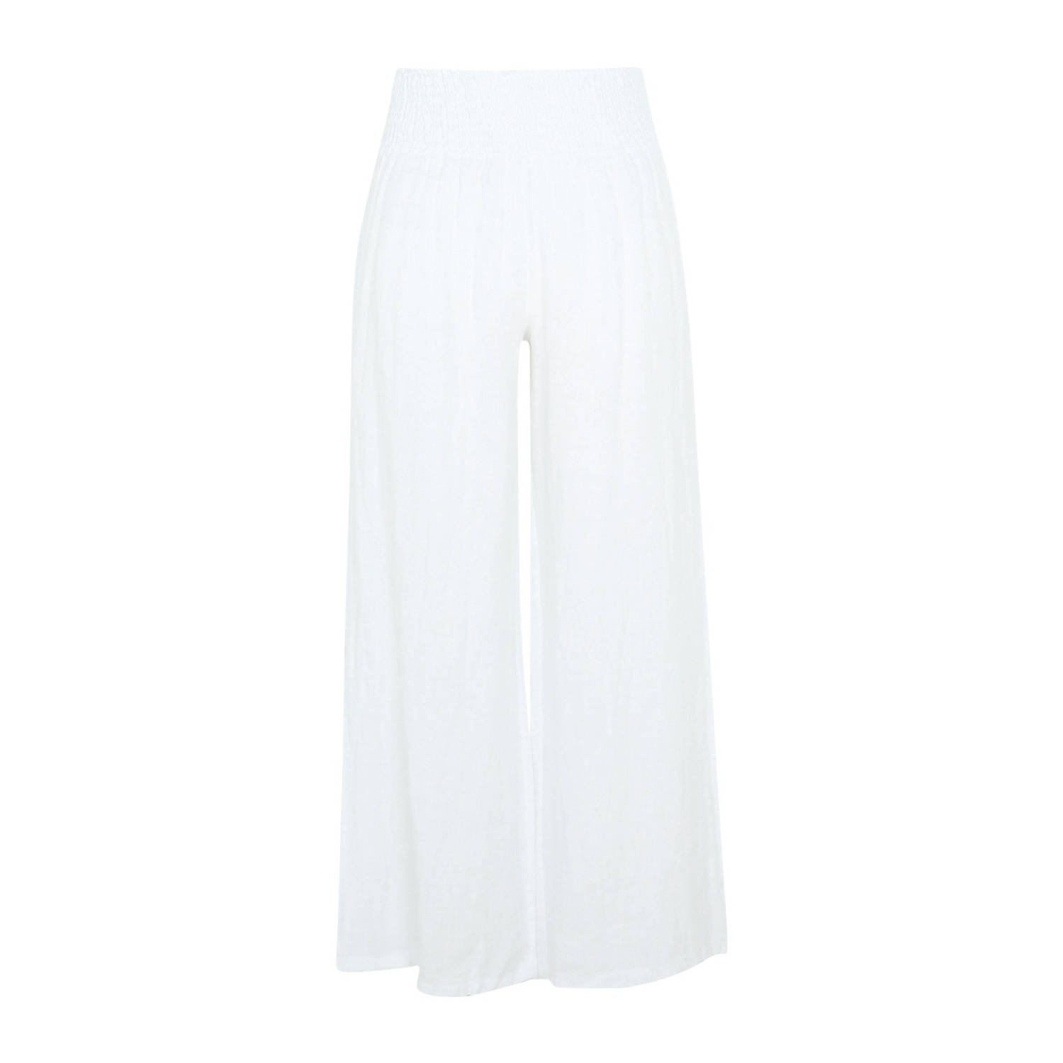 Paprika straight fit broek blanc