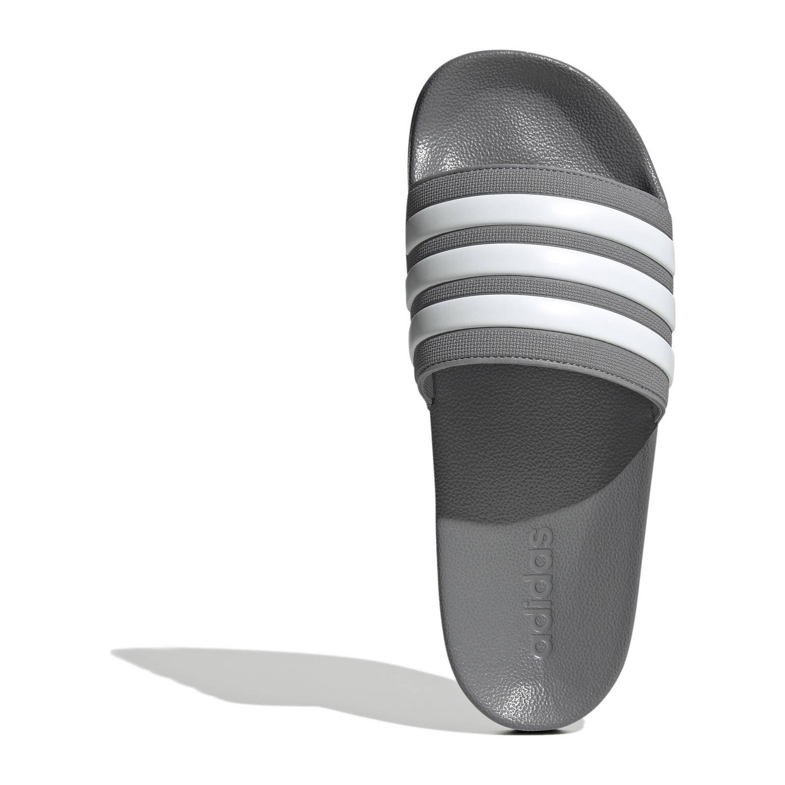 adidas Sportswear Adilette badslippers grijs/wit | wehkamp