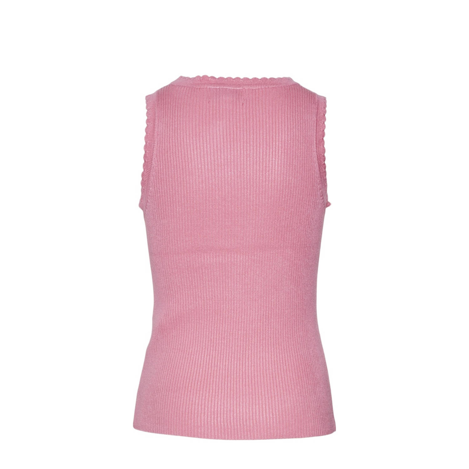 VERO MODA GIRL ribgebreide top VMFIJI roze