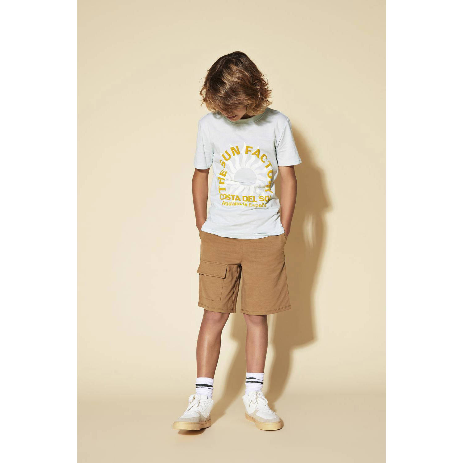 ONLY KIDS BOY sweatshort KOBJAKE zwart