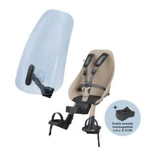  voorzitje Inaho Beige/Bincho Black + extra montageblok + windscherm