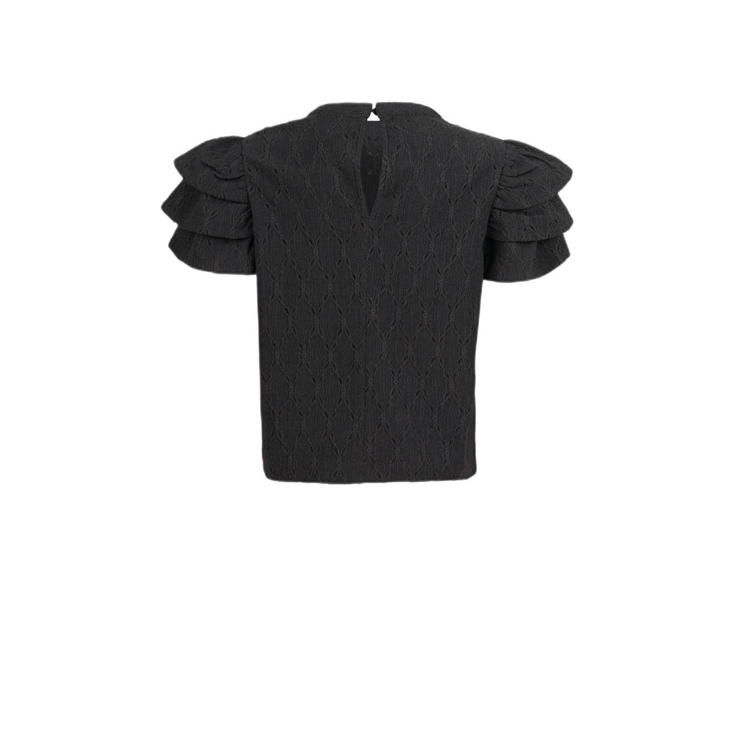 Shoeby T-shirt met all over print zwart