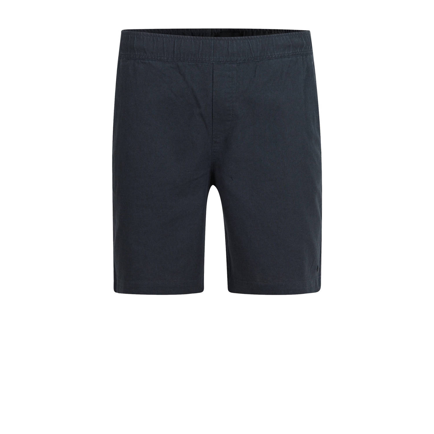 Shoeby regular fit linnenmix short donkergrijs