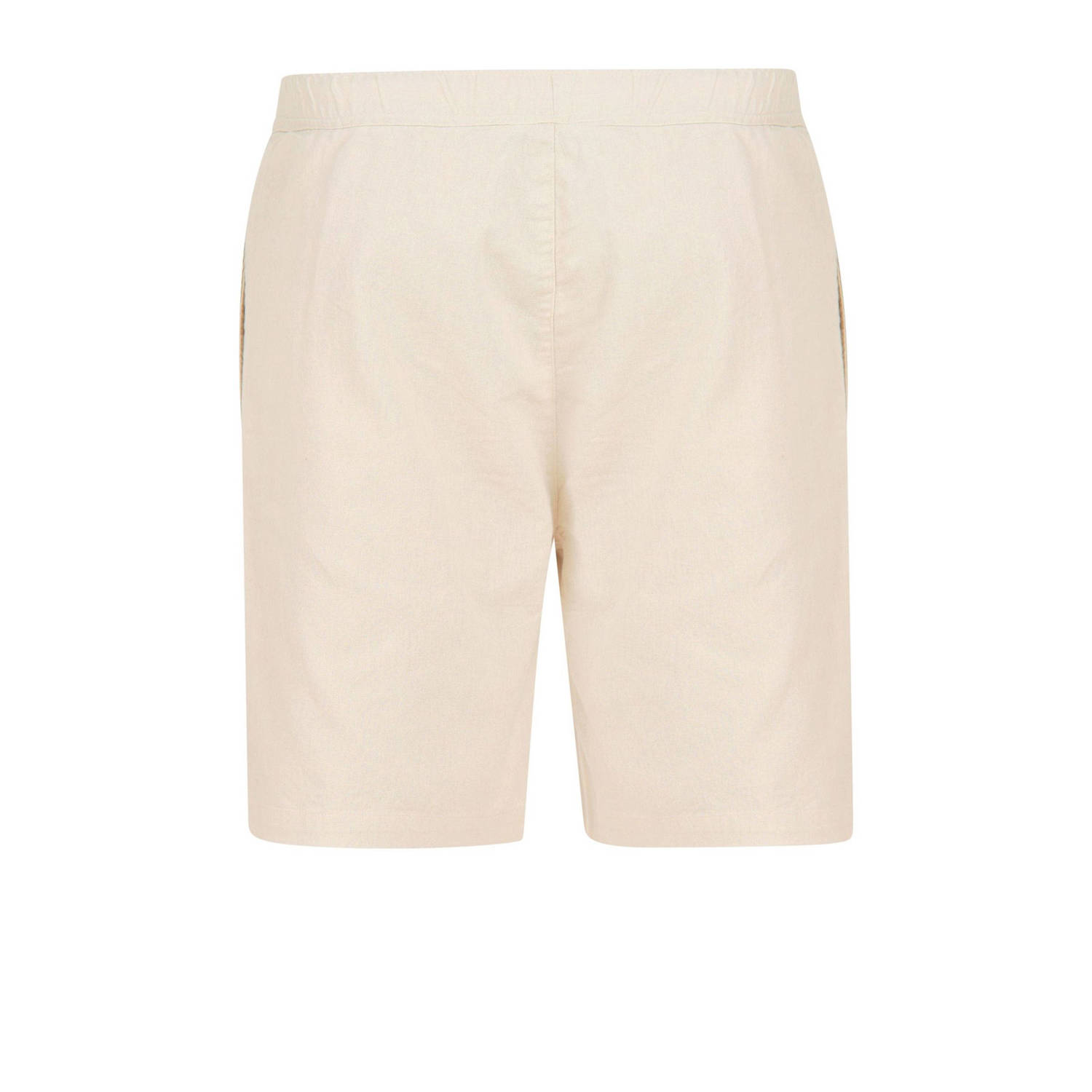Shoeby regular fit linnenmix short zand
