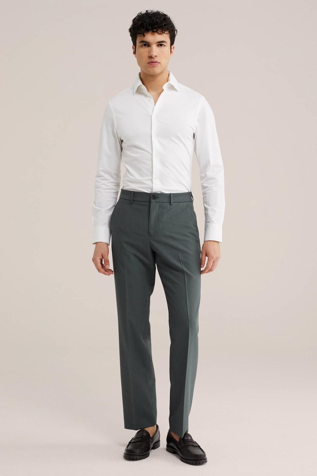 WE Fundamentals slim fit overhemd white