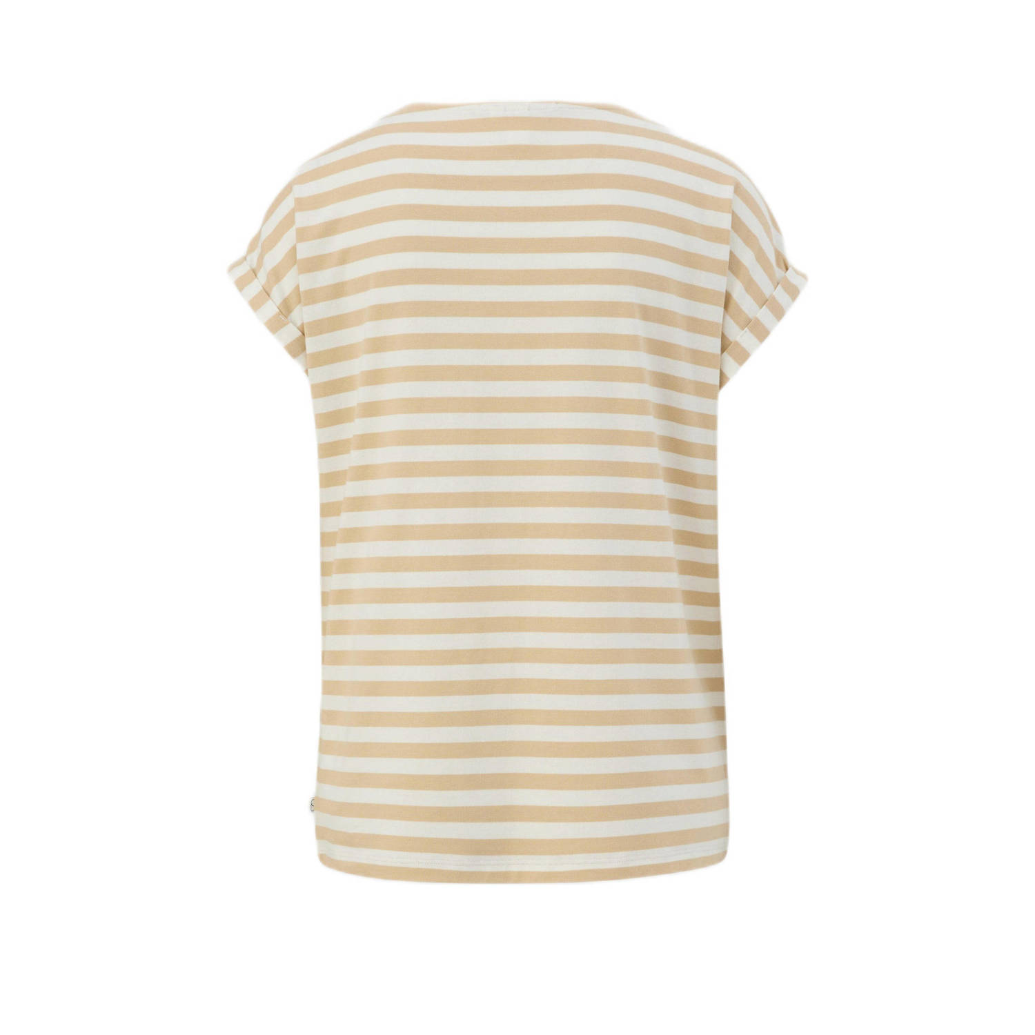 Q S by s.Oliver gestreepte top beige wit
