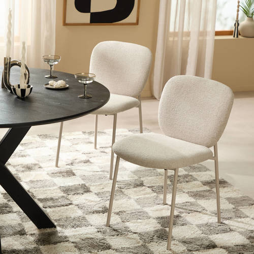 Wehkamp NOUS Living eetkamerstoel (set van 2) Daan aanbieding