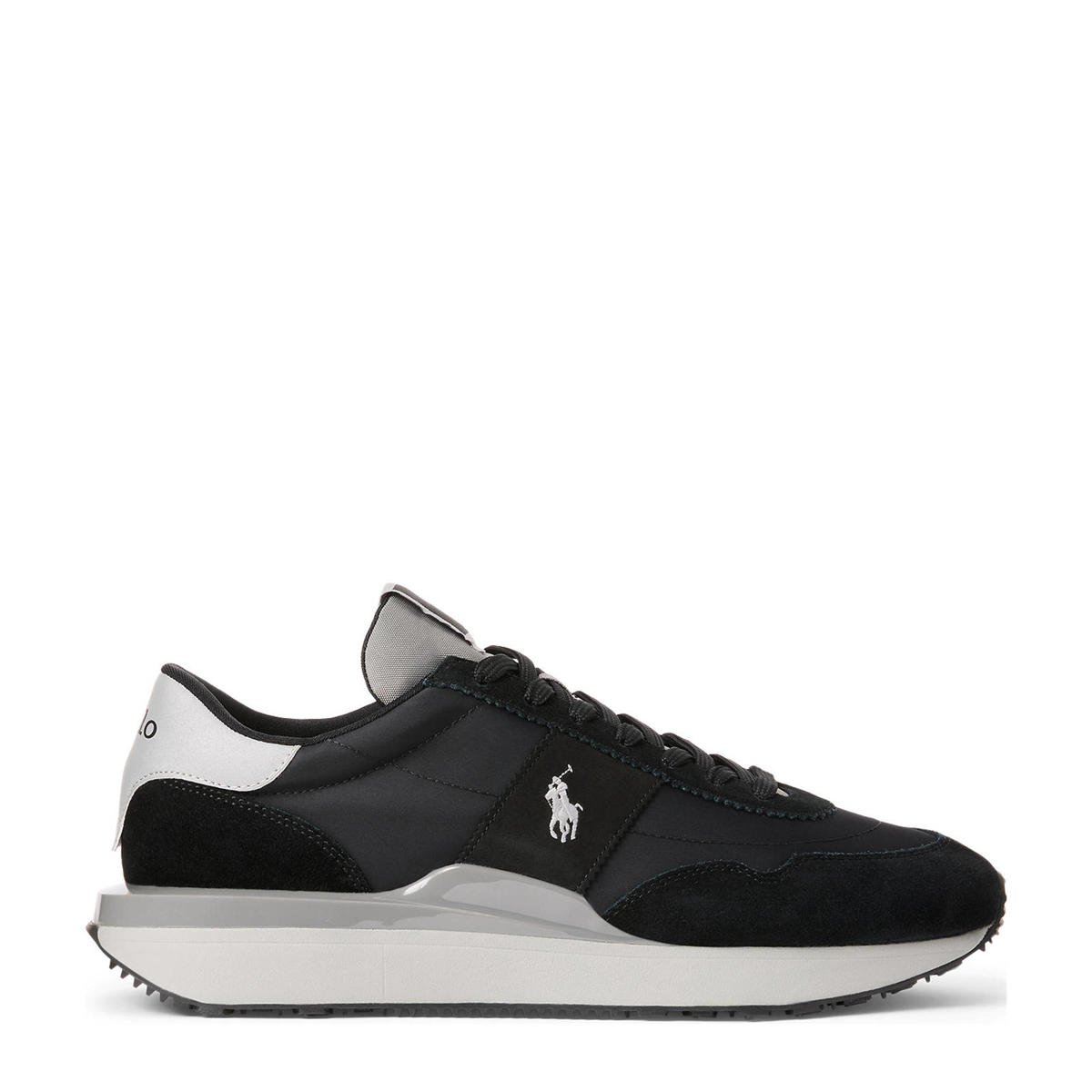 Footwear Trainers Ralph Lauren Black Slip On Sneakers POLO Ralph