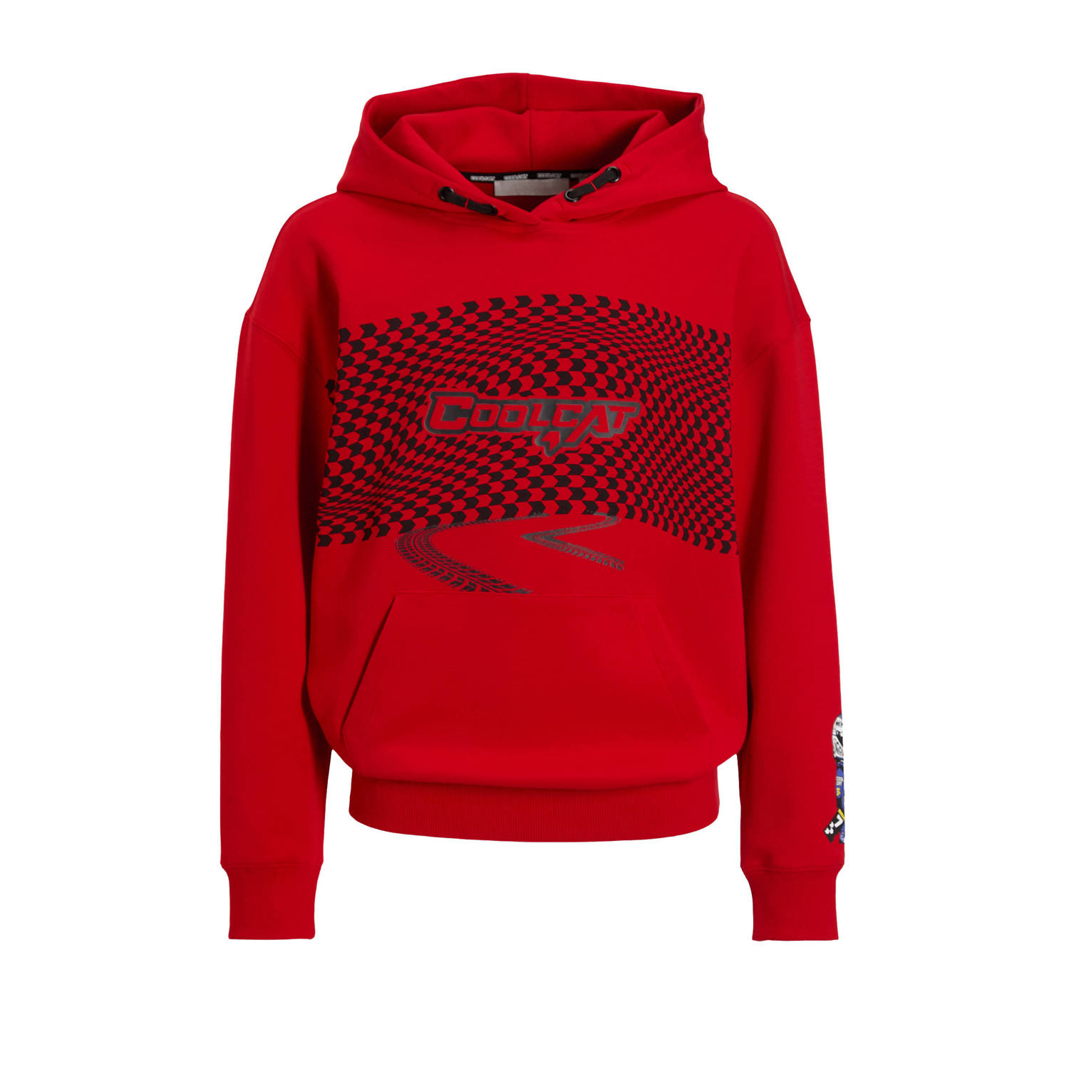 Coolcat Hoodie Neo met Racer Print