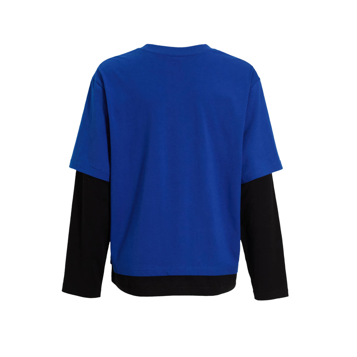 Coolcat Unisex Longsleeve T-shirt Bowie met Gelaagde Mouwen