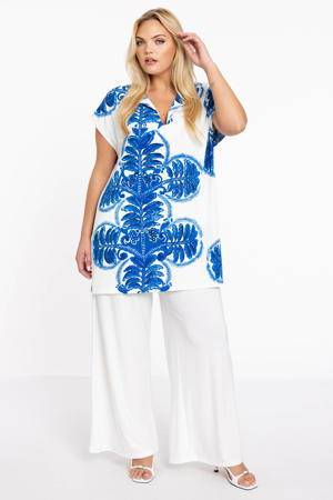 regular waist broek wit