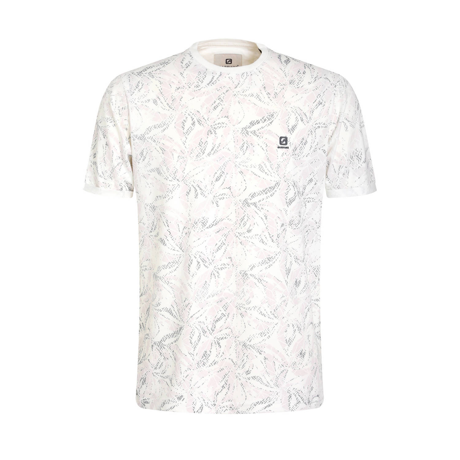 GABBIANO T-shirt met all over print ecru