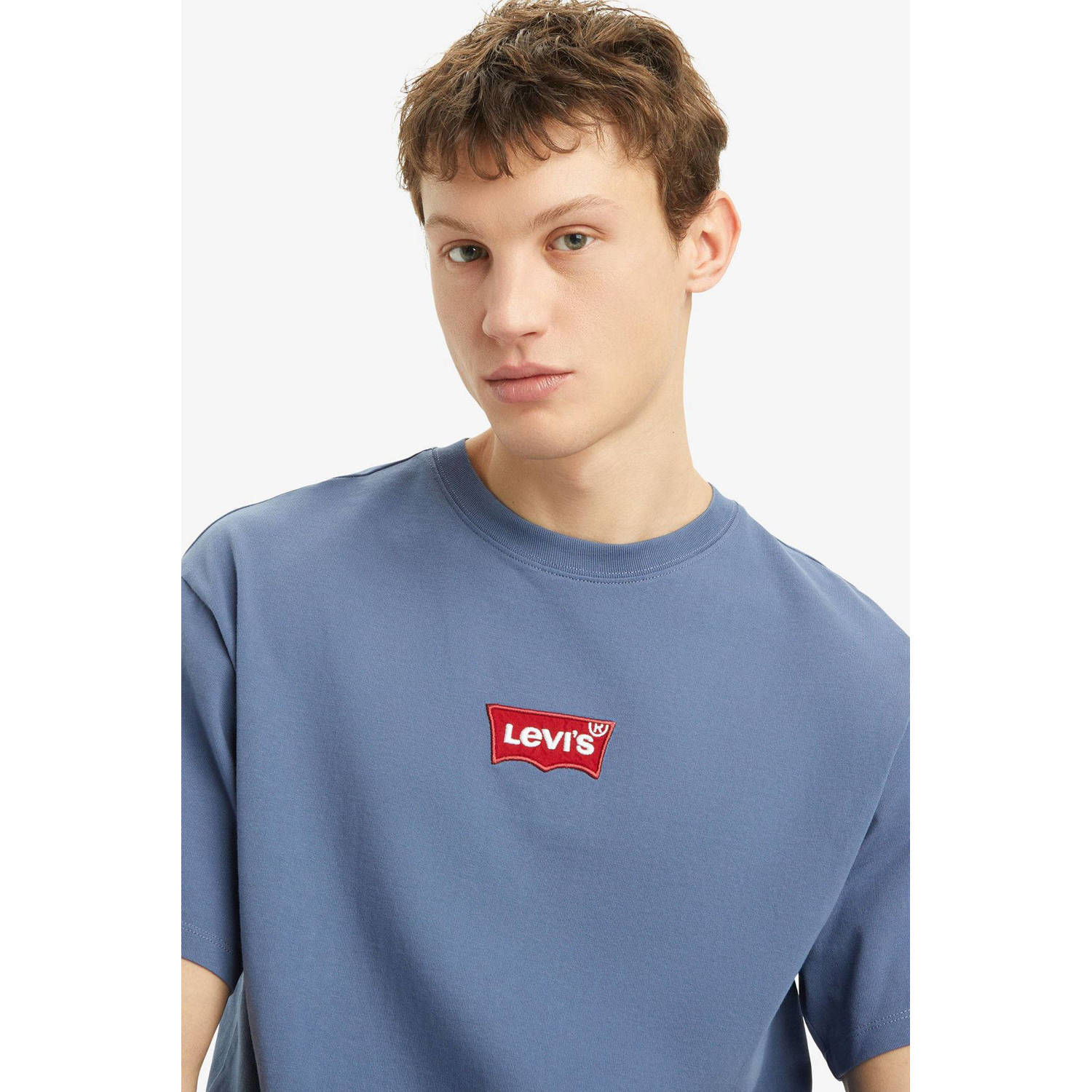 Levi's oversized T-shirt met logo vintage indigo