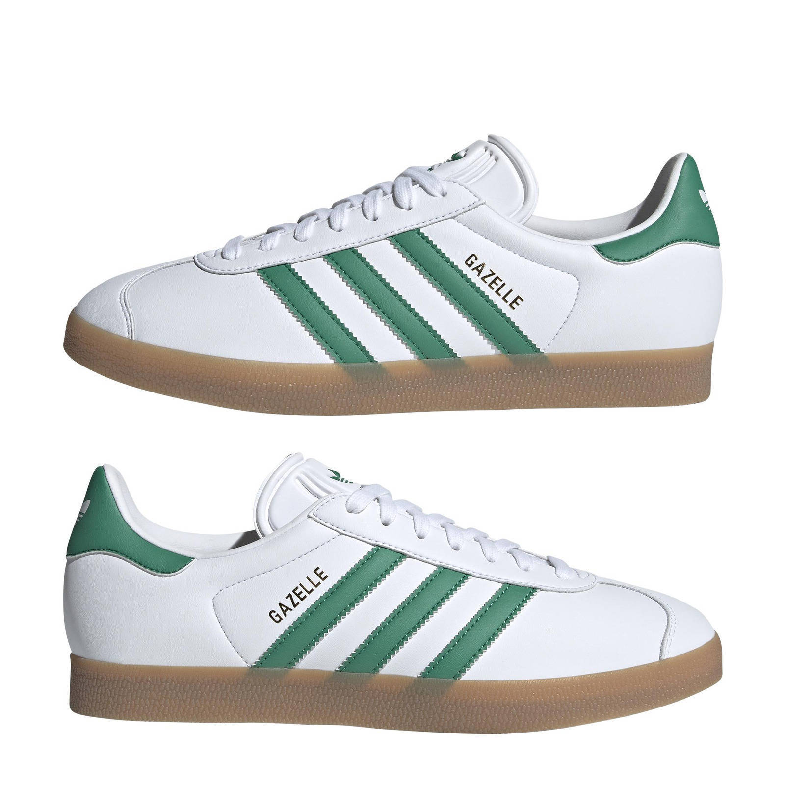 Adidas wit groen online