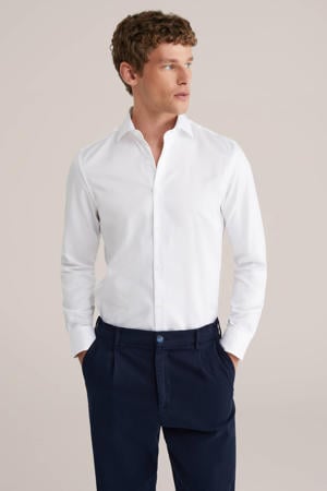 slim fit overhemd white