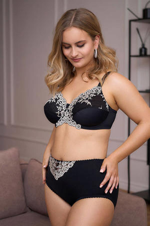 maxislip Jane zwart/ecru