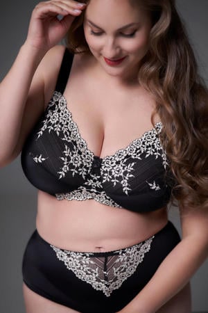 maxislip Jane zwart/ecru