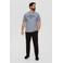 s.Oliver Big Size regular fit T-shirt Plus Size met printopdruk lichtgrijs