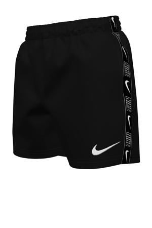zwemshort Logo Tape Lap 4" Volley zwart