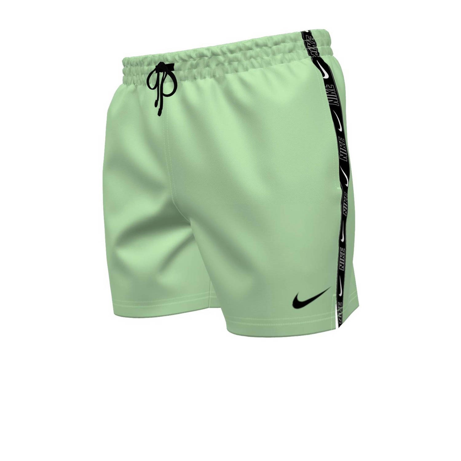 Nike zwemshort Logo Tape Lap lichtgroen