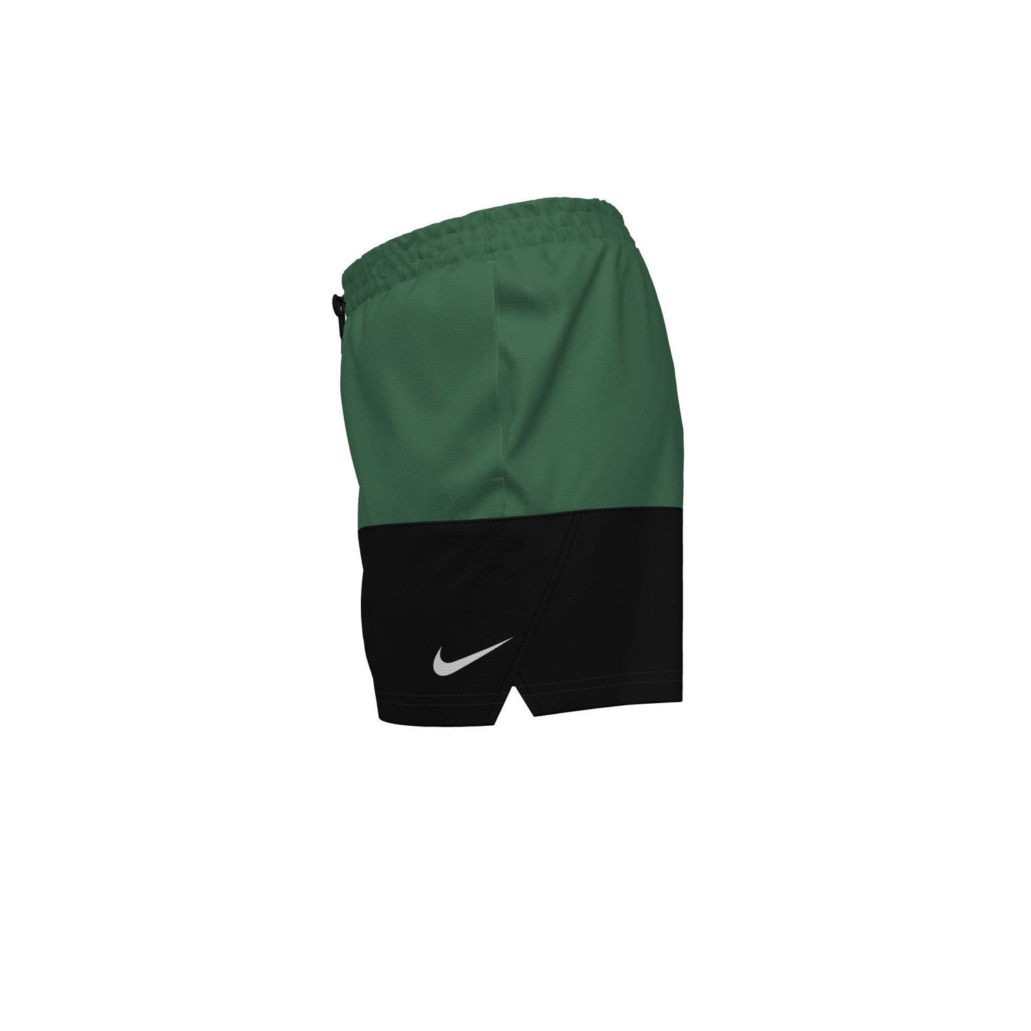 Nike zwemshort Split groen zwart